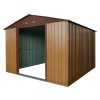 Zahradní domek BestBerg ZDB-9D / 9 m² / 279 x 324 x 211 cm / dřevo/hnědá