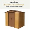 Zahradní domek BestBerg ZDB-9D / 9 m² / 279 x 324 x 211 cm / dřevo/hnědá