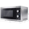 Sharp YC-MG01E-S mikrovlnná rúra / 800 W / 20 l / strieborná