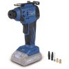 Aku kompresor Scheppach C-AC20-X / BEZ BATÉRIE A NABÍJAČKY / 20 V / 7 bar / BAR/PSI / čierny/modrý