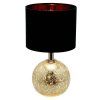 Stolná lampa Tween Light Gala / E27/G9 / 48 W / oceľ/textil / čierna/zlatá