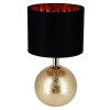 Stolná lampa Tween Light Gala / E27/G9 / 48 W / oceľ/textil / čierna/zlatá