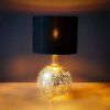 Stolná lampa Tween Light Gala / E27/G9 / 48 W / oceľ/textil / čierna/zlatá
