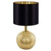 Stolná lampa Tween Light Gala / E27/G9 / 48 W / oceľ/textil / čierna/zlatá
