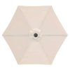Slnečník Derby Basic Lift Neo / Ø 180 cm / výška 200 cm / béžová/antracitová