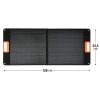 Technaxx TX-206 solárny panel / 100 W / 128 × 53,5 × 3 cm / čierna, oranžová