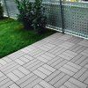 WPC dlaždice Rettenmeier / 4 ks / 30 x 30 x 2,2 cm / sivá (Varianta ivi2)