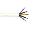 Pripojovací kábel k sporáku H05VV-F 5G2,5 mm² / 3 m / 5 žíl / biely