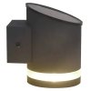 Solární svítidlo nástěnné / 0,1 W / 15 lm / 400 mAh / antracitová