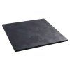 Nábytková deska / 80 x 80 x 2,5 cm / dřevotříska / černá (Varianta ivi1)