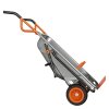 Worx Aerocart 8 v 1 / 75 l / celogumové kolesá / čierna / strieborná / oranžová