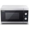 Mikrovlnná trouba Sharp YC-MS01E-S / 800W / 20l / stříbrná/černá (Varianta ivi1)