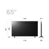 Smart televize LG 65UR80006LJ / LED / 3840 × 2160 px / 65" (165 cm) / 4K Ultra HD / černá