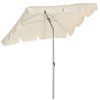 Slunečník Sunfun Messina / 180 x 120 cm / polyester/ocel / přírodní (Varianta ivi1)