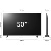 Smart televize LG 50UR78006LK / LED / 3840 × 2160 px / 50" (126 cm) / 4K Ultra HD / černá