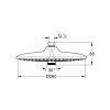 Sprchová hlavica Grohe Euphoria 260 (26455000) / 3 trysky / chróm