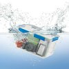 Vodotesný box s vekom EZY / 50 l / 57,8 x 38,2 x 31,8 / plast / transparentný/modrý