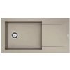 Vstavaný drez Carea Dukkah / 980 × 500 × 200 mm / CAREAlith / béžová