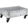 Sada koliesok pre Euroboxy Surplus Systems 80 x 60 cm / 2 ks / čierne (Varianta ivi1)