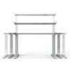 Nastavitelný rám stolu E-more 2M3S / 60–125 cm / ocel / šedá