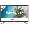 Smart televize SHARP 24BC1E / LED / 1366 x 768 px / 24" (61 cm) / HD Ready / černá (Varianta ivi2)