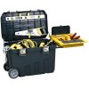 Kufr na nářadí Stanley 1-92-978 / 62 x 42 x 37 cm / 90 l / plast/kov / nosnost 50 kg / černá