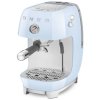 Pákový kávovar Smeg 50's style ECF03PBEU / 1650 W / 15 bar / 1,4 l / pastelově modrá