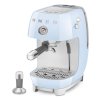 Pákový kávovar Smeg 50's style ECF03PBEU / 1650 W / 15 bar / 1,4 l / pastelově modrá