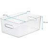 Úložný box Smartstore Compact L / 15,4 l / 41 x 28,7 x 15,5 cm / priehľadný