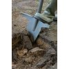 Kopáč na korene Starlyf / 114 cm / oceľ/plast / vrúbkovaná čepeľ / sivá/zelená