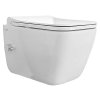 Závesné WC s bidetom Temtasi Lavita / keramika / biela