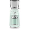 Mlýnek na kávu Smeg 50's style CGF11PGEU / 150 W / pastelově zelená