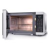 Sharp YC-MG02U-S mikrovlnná rúra / 800 W / 20 l / Ø taniera 25,5 cm / strieborná/čierna