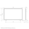 Televize Sharp 32FA2E / LED / 1366 x 768 px / 32" (80 cm) / HD Ready / černá (Varianta ivi1)
