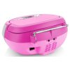 Radiopřijímač s CD GoGEN BOB A BOBEK / 1,6 W / LCD displej / růžová