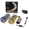 Svetelná reťaz LED Twinkly Cluster / 6 m / teplá/studená biela