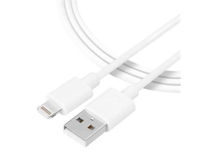 tactical smooth thread cable usb a lightning 1m white i64307