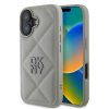 dkny pu leather quilted stack logo zadni kryt pro iphone 16 grey i83351