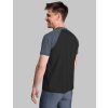 Tričko UV pánské krátký rukáv šedá/černá | IQ-UV.c