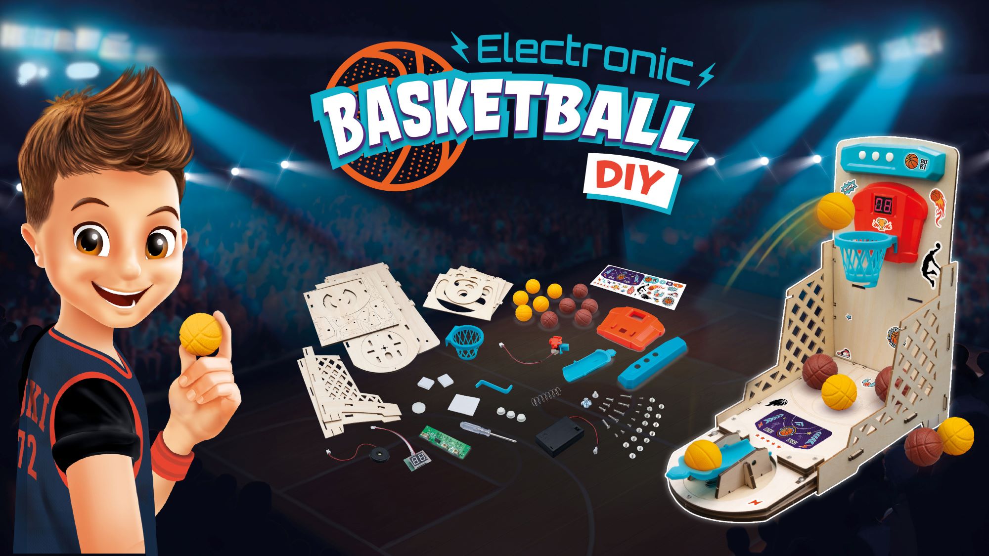 BUKI Elektronický basketbal 2151