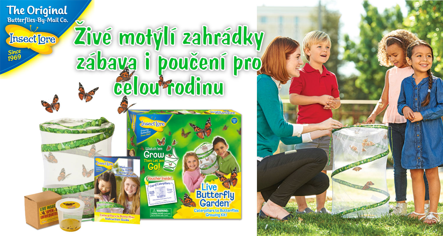 Insect Lore - Živé motýlí zahrádky