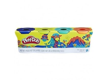 Hasbro Play-Doh Modelína 4 barvy (ŽIRAFY) 448g