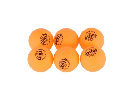 Míčky na stolní tenis 4cm 10ks SHIELD oranžové