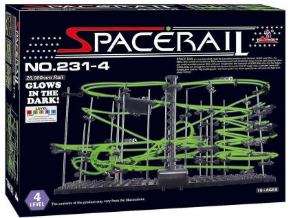 SpaceRail Kuličkodráha Level 4 Glow 231-4G