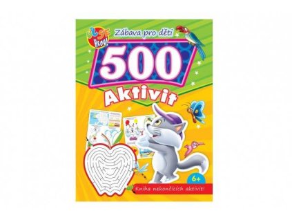 Pracovní sešit 500 zábavných aktivit - Kočička