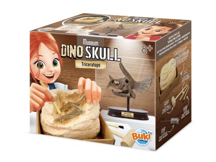 BUKI DinoSKULL vykopávka lebky Triceratops