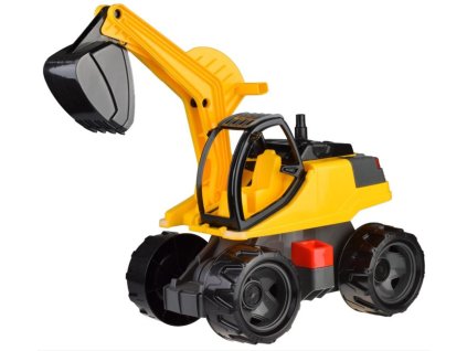 LENA GIGA bagr na písek 80cm žlutočerný