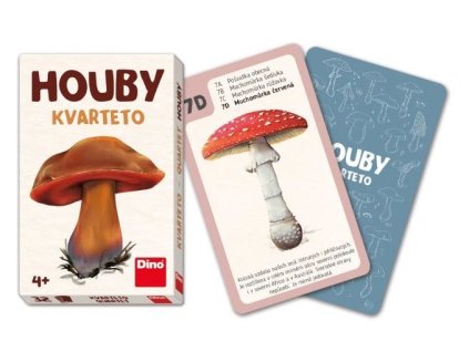 Dino Karetní hra kvarteto - Houby