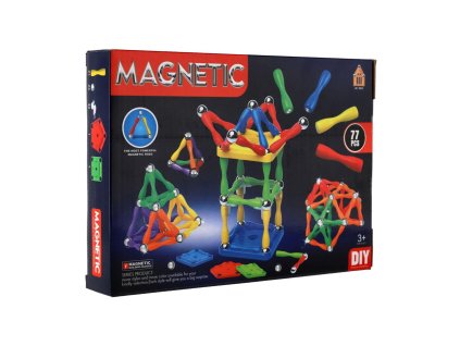 Magnetická stavebnice MAGNETIC 77ks