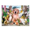 Puzzle 3D efekt - Domácí zvířátka 100dílků